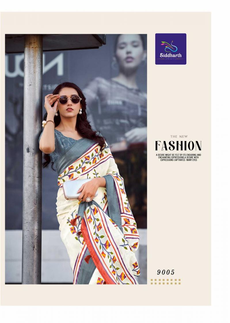 SIDDHARTH SILK MILLS WEAVER STORY UNIQUE COTTON BRASSO SAREES ONLINE