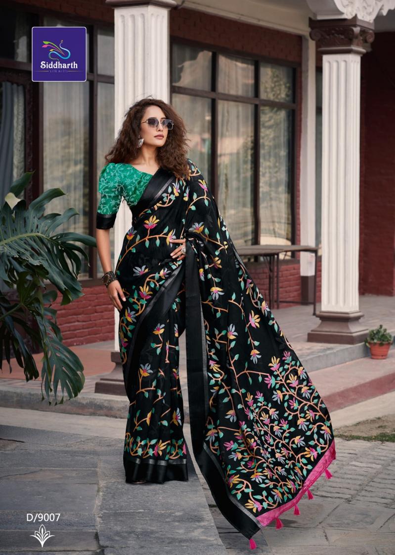 SIDDHARTH SILK MILLS SWEET MEMORIES COTTON BRASSO PRETTY SAREE EXPORTS