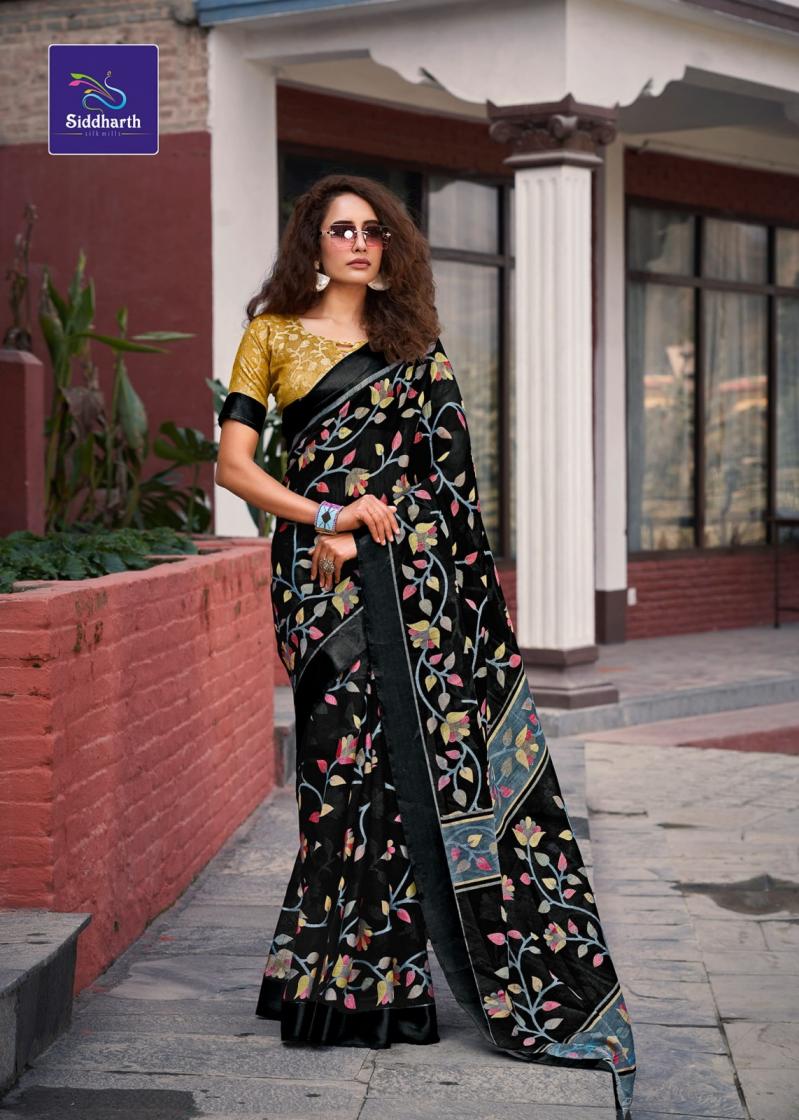 SIDDHARTH SILK MILLS SWEET MEMORIES COTTON BRASSO PRETTY SAREE EXPORTS