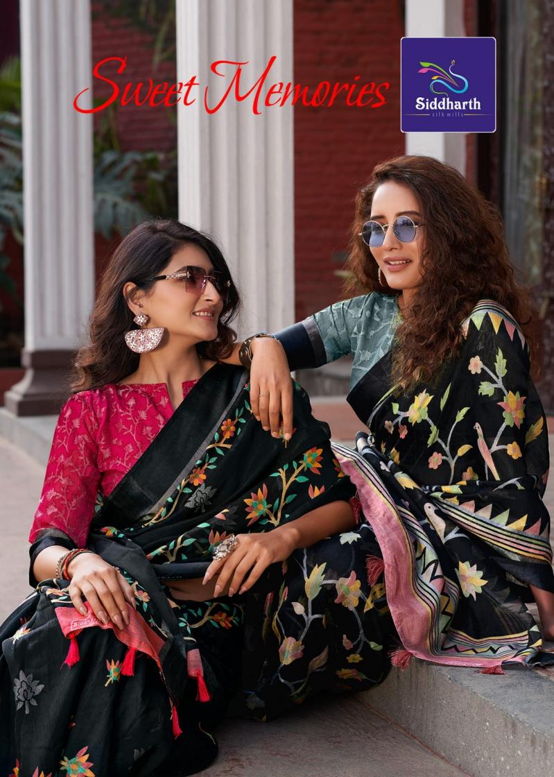 SIDDHARTH SILK MILLS SWEET MEMORIES COTTON BRASSO PRETTY SAREE EXPORTS