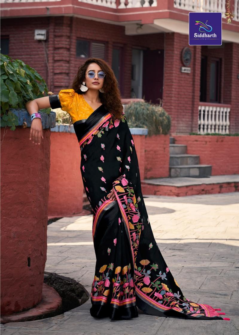 SIDDHARTH SILK MILLS SWEET MEMORIES COTTON BRASSO PRETTY SAREE EXPORTS