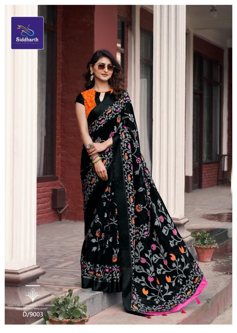 SIDDHARTH SILK MILLS SWEET MEMORIES COTTON BRASSO PRETTY SAREE EXPORTS