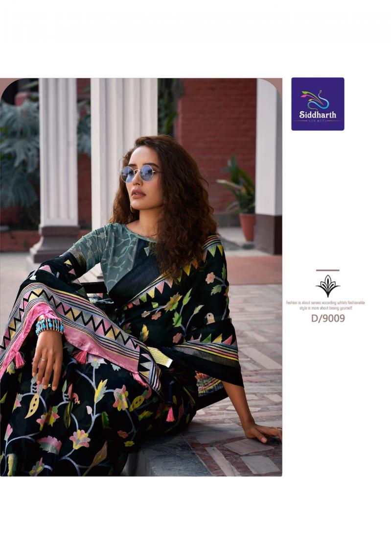 SIDDHARTH SILK MILLS SWEET MEMORIES COTTON BRASSO PRETTY SAREE EXPORTS