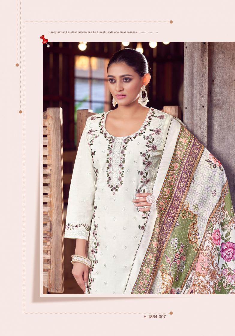 ALOK TABEER VOL 20 LAWN COMFORTABLE PAKISTANI DRESS MATERIAL