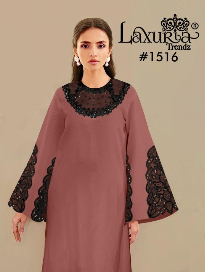 LAXURIA TRENDZ 1516 STAR GEORGETTE FULLY STITCH DESIGNER PAKISTANI 3PCS DRESS
