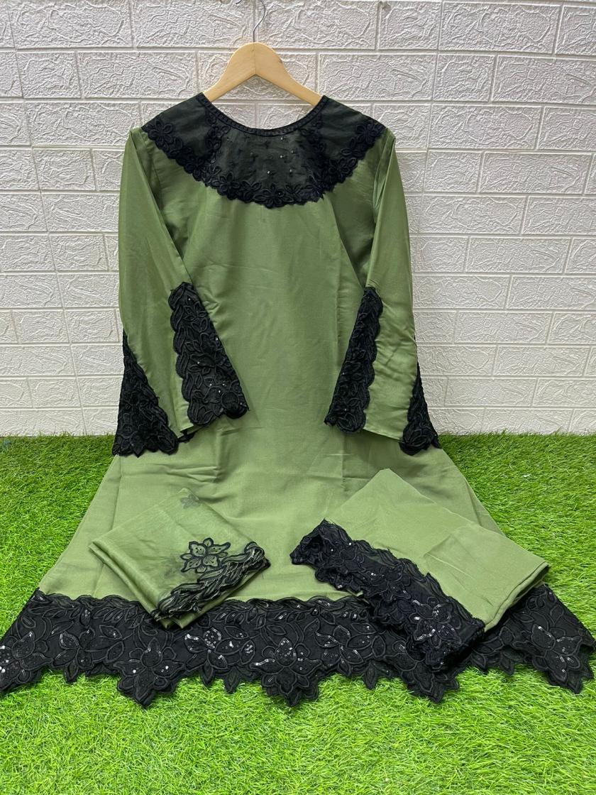 LAXURIA TRENDZ 1516 STAR GEORGETTE FULLY STITCH DESIGNER PAKISTANI 3PCS DRESS