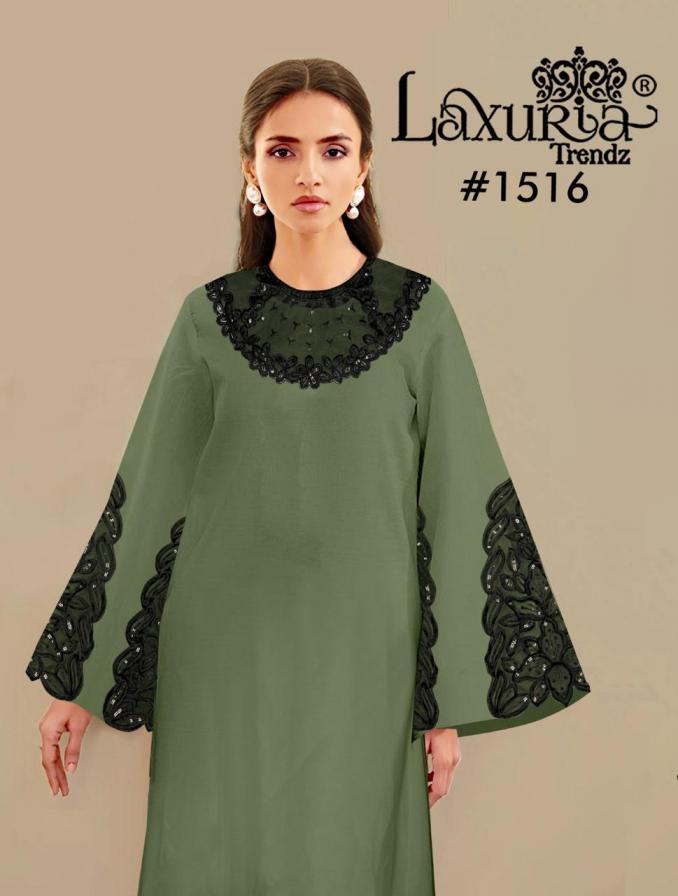 LAXURIA TRENDZ 1516 STAR GEORGETTE FULLY STITCH DESIGNER PAKISTANI 3PCS DRESS