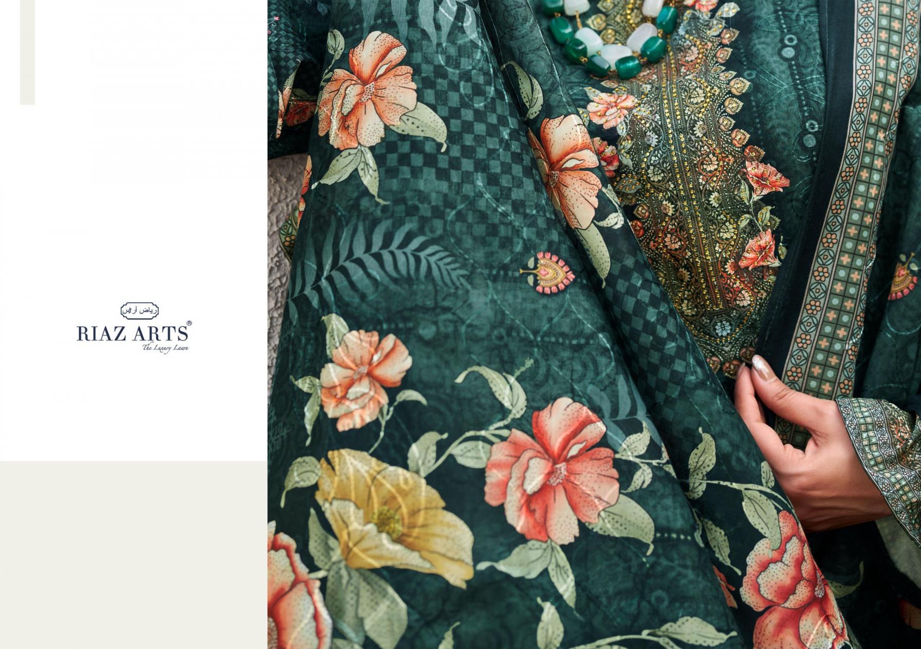 RIAZ ARTS ANVIKA COTTON COMFORTABLE PAKISTANI DRESS MATERIALS