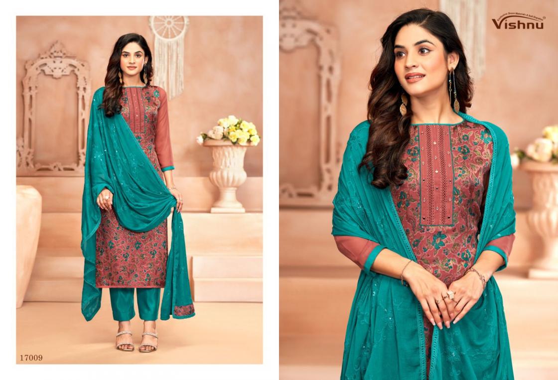 LIBBAS BY VISHNU GEORGETTE BRASSO GORGEOUS LOOK DRESS MATERIALS