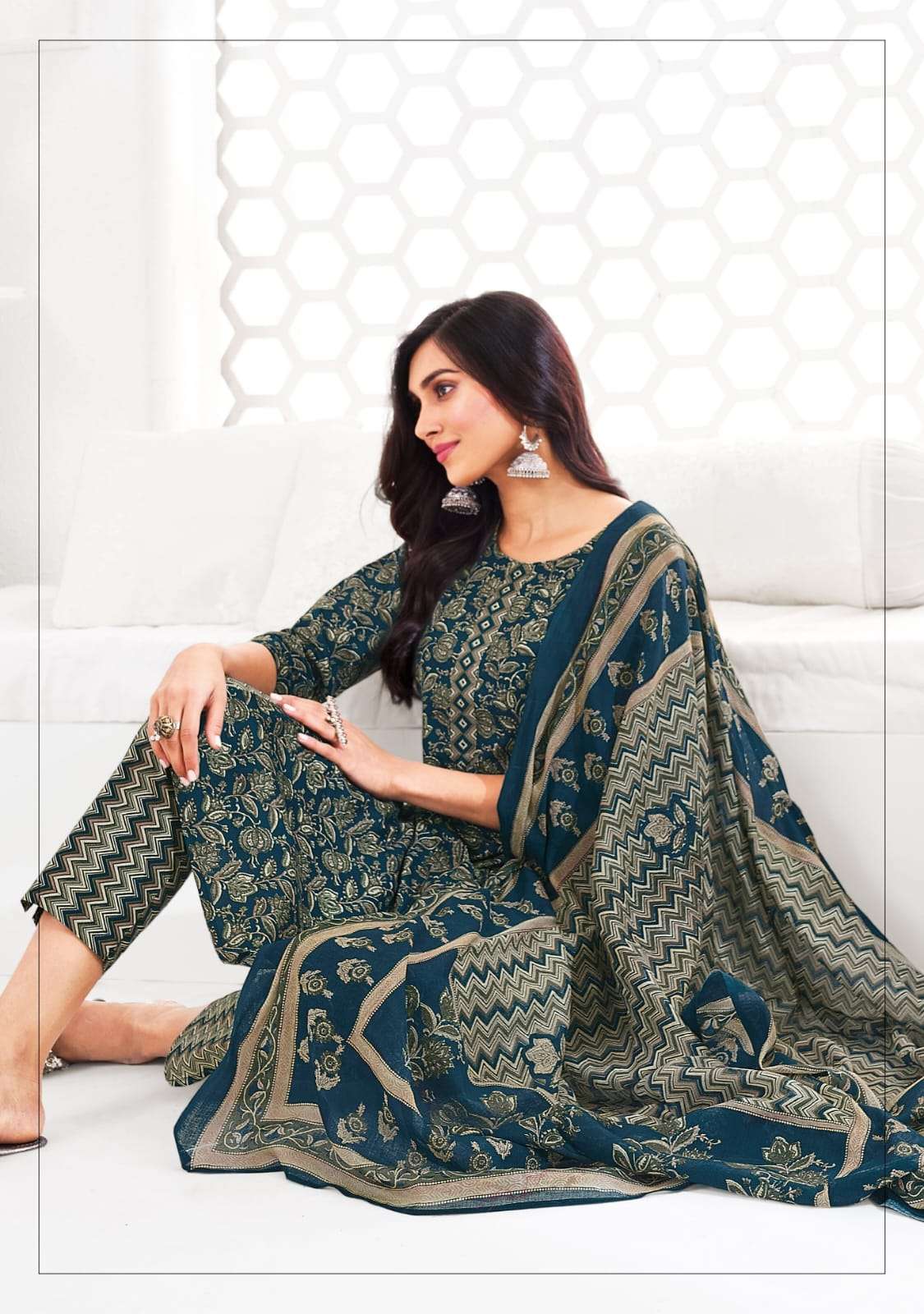 PREYASI VOL 10 BY SURYAJYOTI COTTON COMFORTABLE DRESS MATERIAL ONLINE