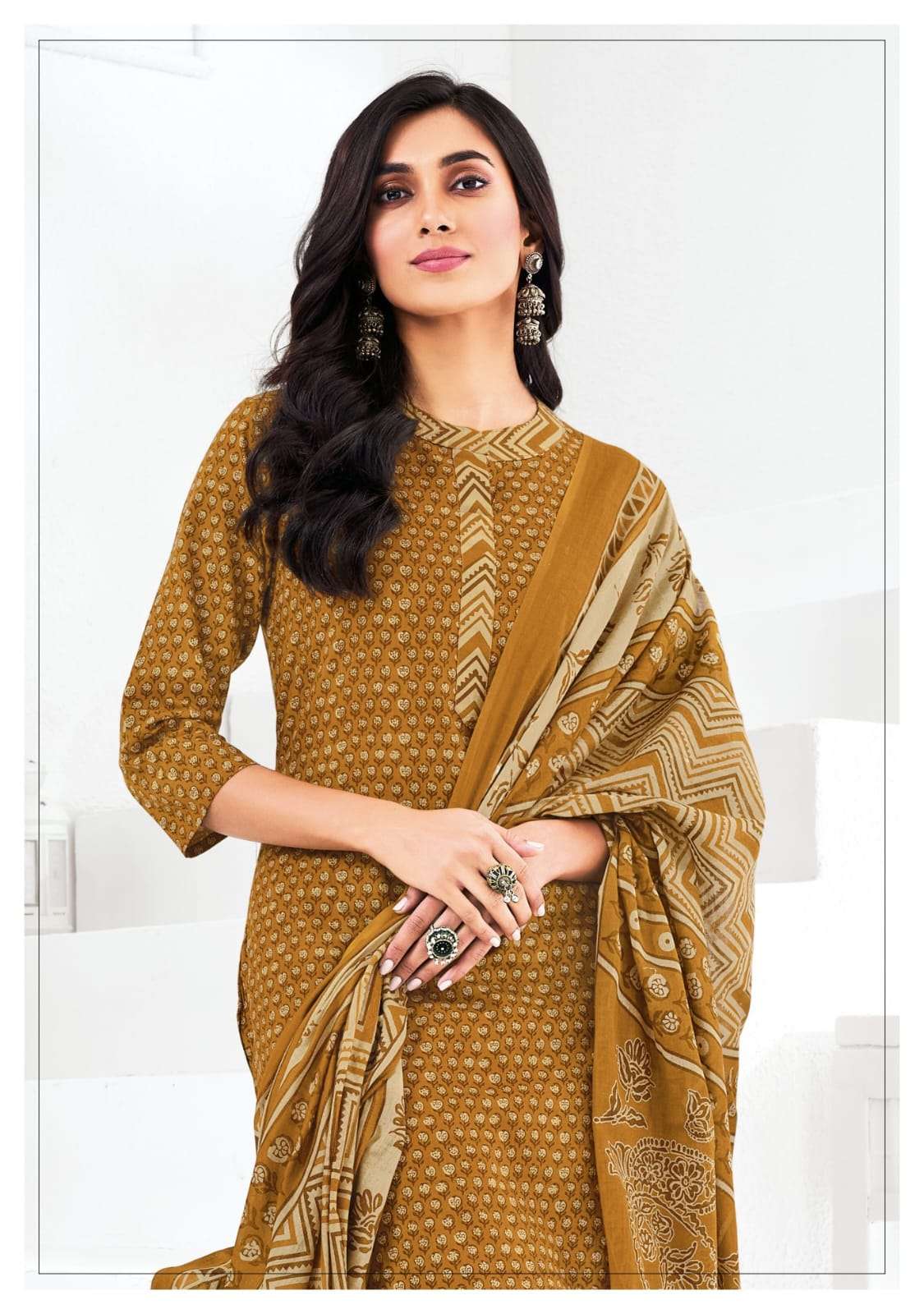 PREYASI VOL 10 BY SURYAJYOTI COTTON COMFORTABLE DRESS MATERIAL ONLINE