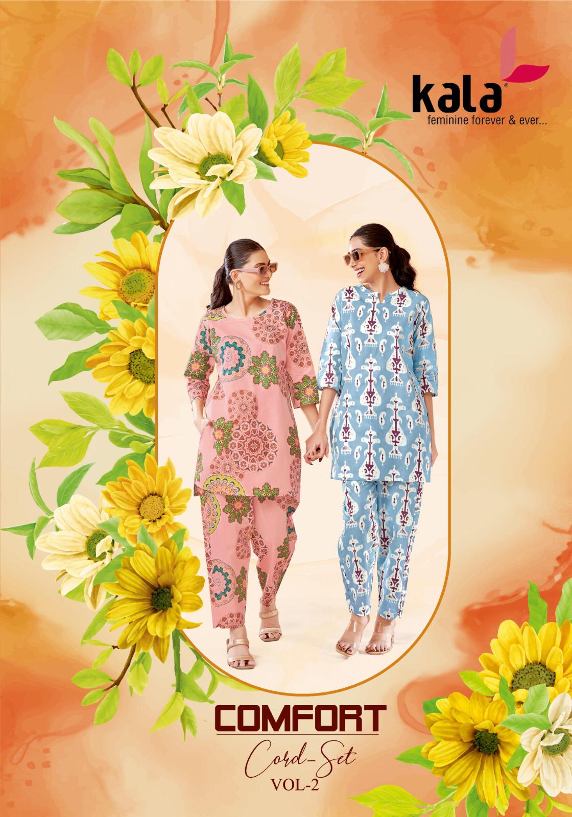Kala Comfort Cord Set Vol 2 Cotton Printed Co Ord Set
