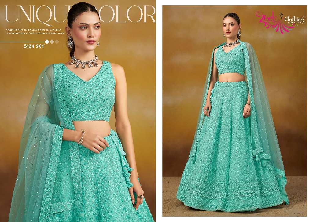ZEEL CLOTHING PRESENTS FLORANCE VOL 2 WHOLESALE DESIGNER LEHEGAS FOR ANY OCCASIONS