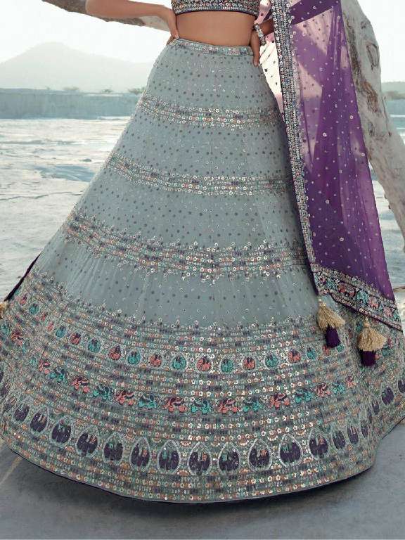 ARYA DESIGNS VOL 60 BRIDAL WEAR DESIGNER SEMISTITCH LEHENGA COLLECTION FOR WEDDING