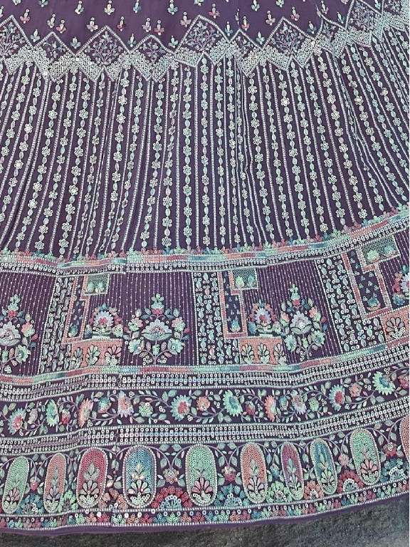 ARYA DESIGNS VOL 60 BRIDAL WEAR DESIGNER SEMISTITCH LEHENGA COLLECTION FOR WEDDING