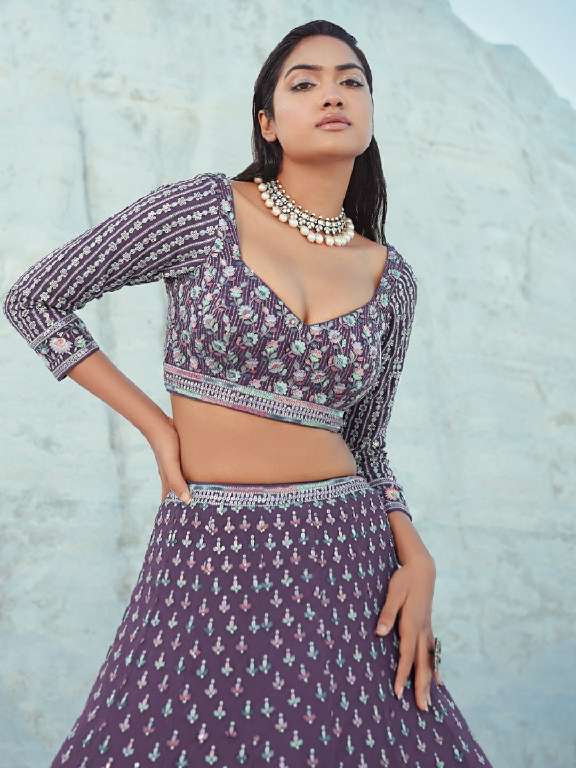 ARYA DESIGNS VOL 60 BRIDAL WEAR DESIGNER SEMISTITCH LEHENGA COLLECTION FOR WEDDING