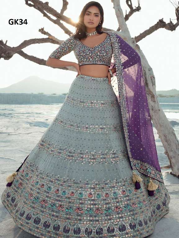 ARYA DESIGNS VOL 60 BRIDAL WEAR DESIGNER SEMISTITCH LEHENGA COLLECTION FOR WEDDING