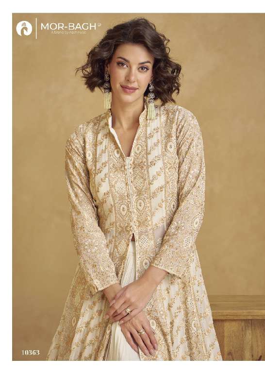 MOR BAGH BY AASHIRWAD JHANSI WHOLESALE GEORGETTE DESIGNER SALWAR KAMEEZ
