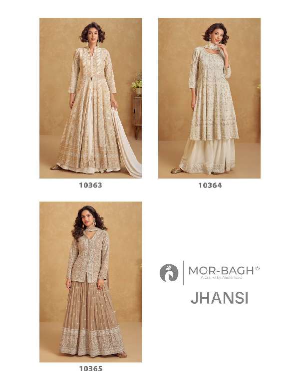 MOR BAGH BY AASHIRWAD JHANSI WHOLESALE GEORGETTE DESIGNER SALWAR KAMEEZ