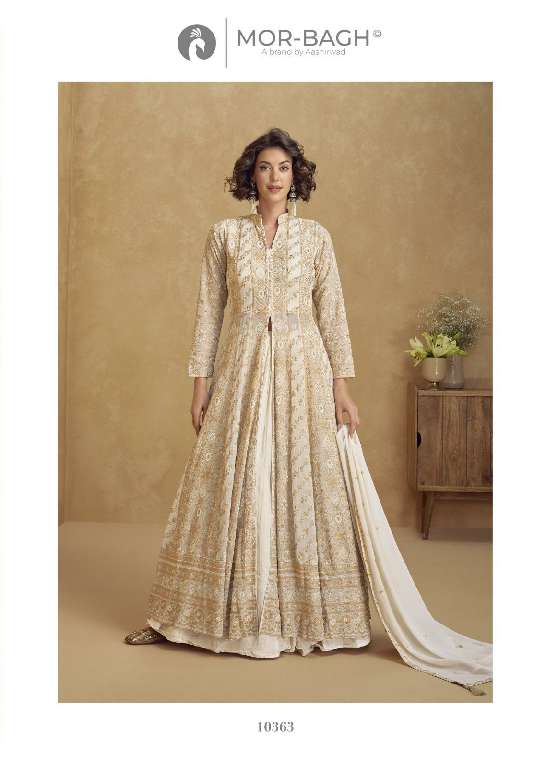 MOR BAGH BY AASHIRWAD JHANSI WHOLESALE GEORGETTE DESIGNER SALWAR KAMEEZ
