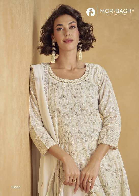 MOR BAGH BY AASHIRWAD JHANSI WHOLESALE GEORGETTE DESIGNER SALWAR KAMEEZ