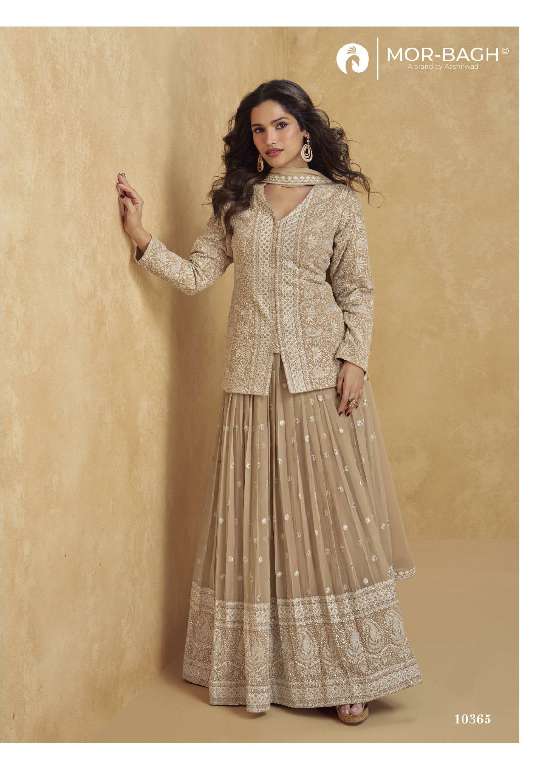 MOR BAGH BY AASHIRWAD JHANSI WHOLESALE GEORGETTE DESIGNER SALWAR KAMEEZ
