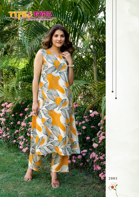 TIPS AND TOPS OLIVIA VOL 2 RAYON PRINTED KURTI SUPPLIER