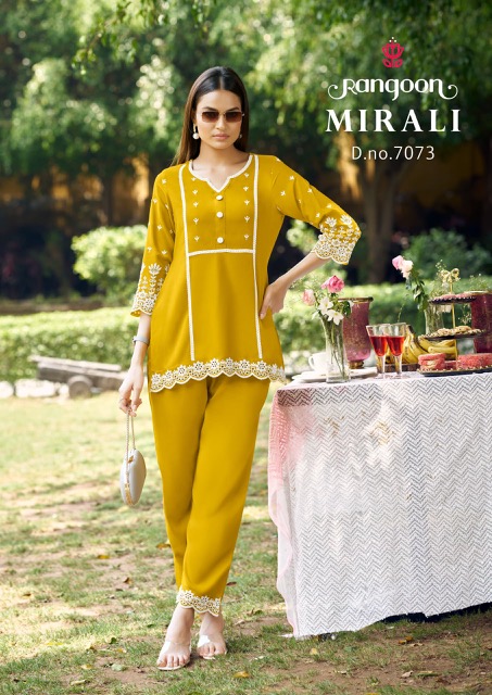 RANGOON MIRALI VISCOSE RAYON CO ORD SET SUPPLIER