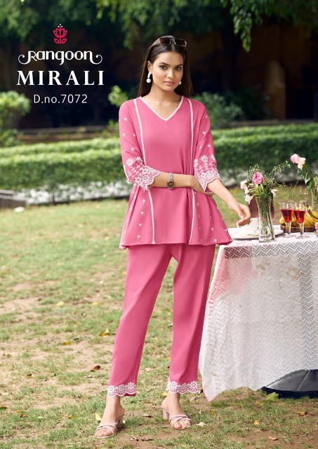 RANGOON MIRALI VISCOSE RAYON CO ORD SET SUPPLIER