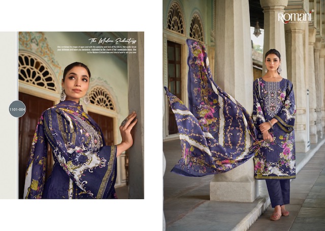ROMANI PRESENTS AARZU VOL 17 HIT DESIGN SOFT COTTON PAKISTANI ETHNIC SALWAR SUIT