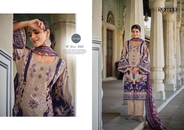 ROMANI PRESENTS AARZU VOL 17 HIT DESIGN SOFT COTTON PAKISTANI ETHNIC SALWAR SUIT