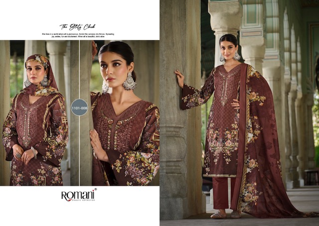 ROMANI PRESENTS AARZU VOL 17 HIT DESIGN SOFT COTTON PAKISTANI ETHNIC SALWAR SUIT