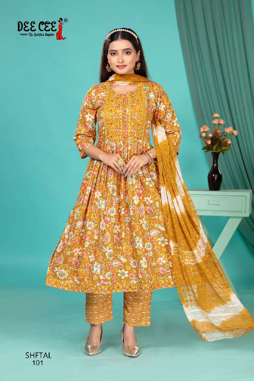 DEE CEE PRESENT SHFAY WHOLESALE READYMADE NAIRA PATTERN SUITS ONLINE