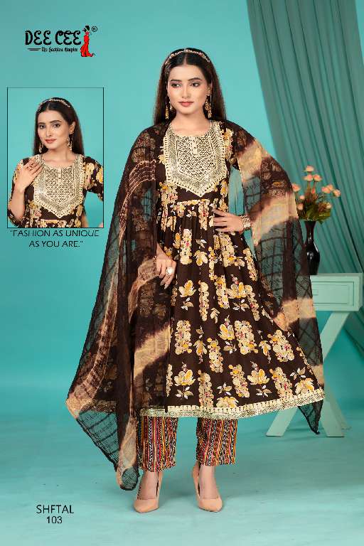 DEE CEE PRESENT SHFAY WHOLESALE READYMADE NAIRA PATTERN SUITS ONLINE