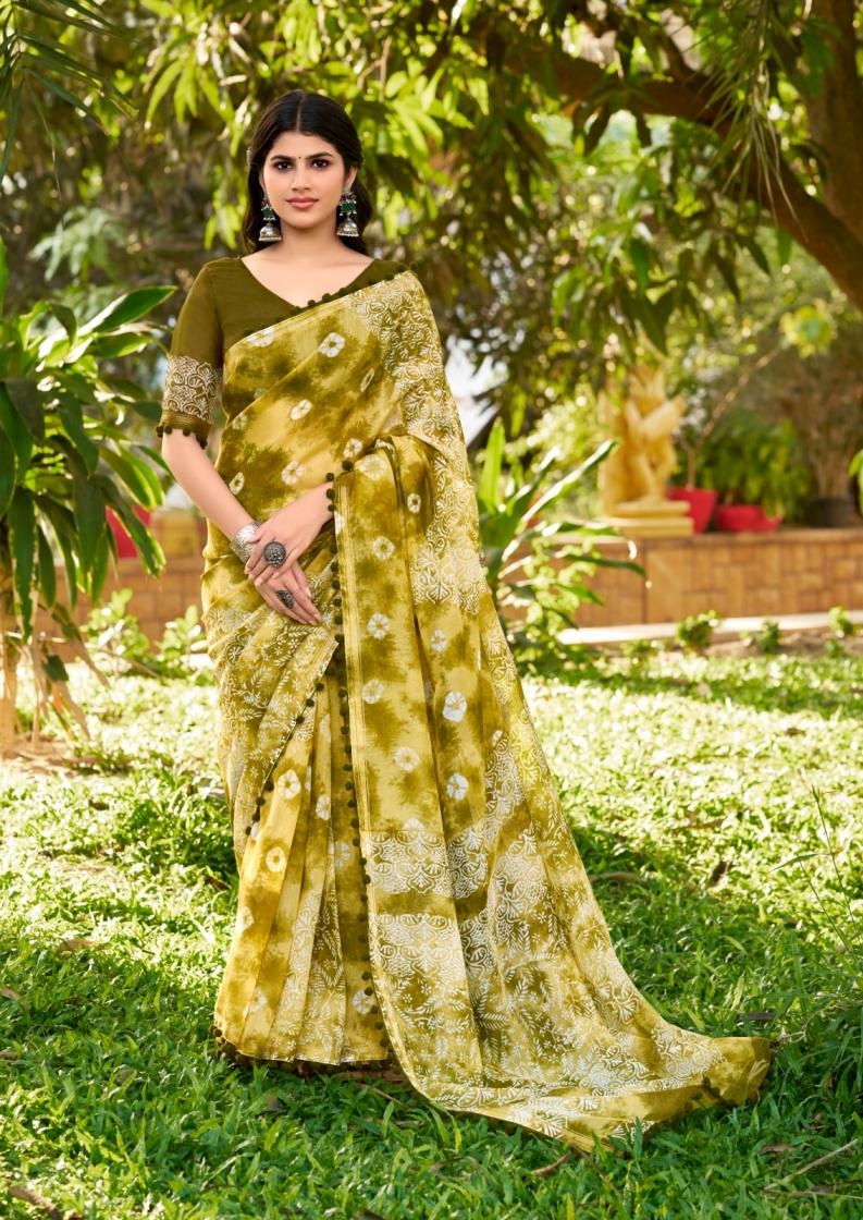 SR PUMPUM VOL 15 MUL MUL COTTON UNIQUE DESIGN SAREE