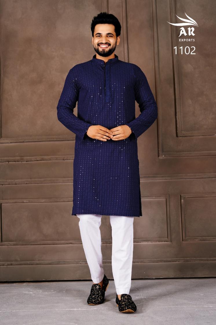 SHAAB JI VOL 1 RAYON SHIFLLI READYMADE FASHIONABLE DESIGN MENS KURTA