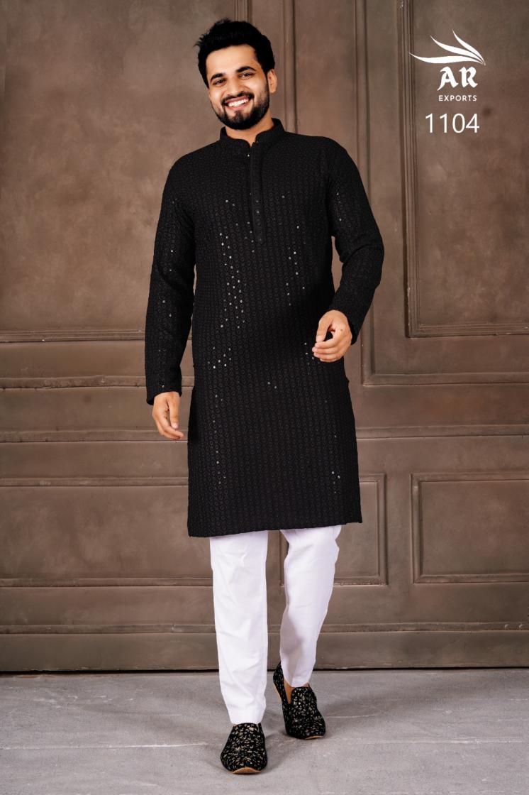 SHAAB JI VOL 1 RAYON SHIFLLI READYMADE FASHIONABLE DESIGN MENS KURTA