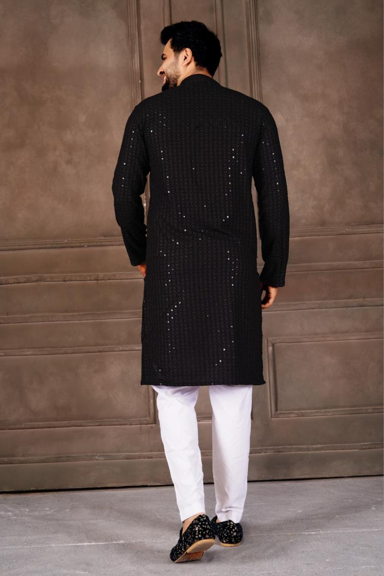 SHAAB JI VOL 1 RAYON SHIFLLI READYMADE FASHIONABLE DESIGN MENS KURTA