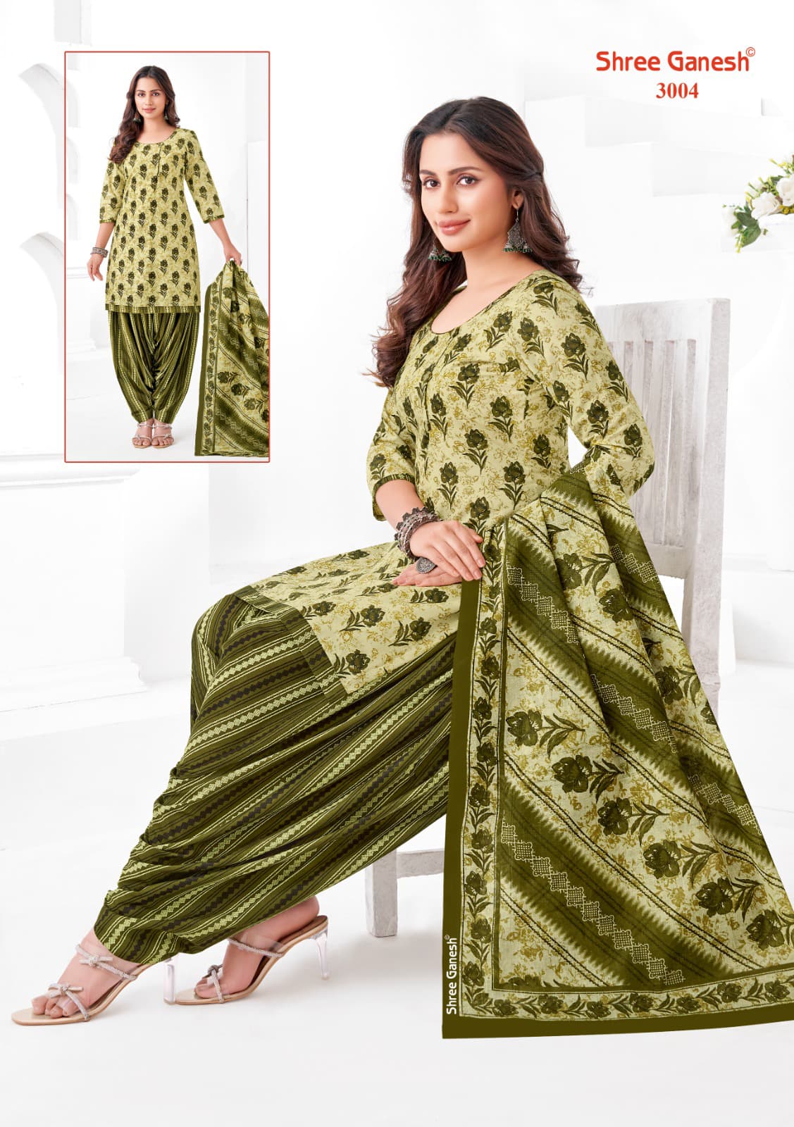 SHREE GANESH HANSIKA SPECIAL VOL-1 WHOLESALE PURE COTTON PRINTED DRESS MATERIAL