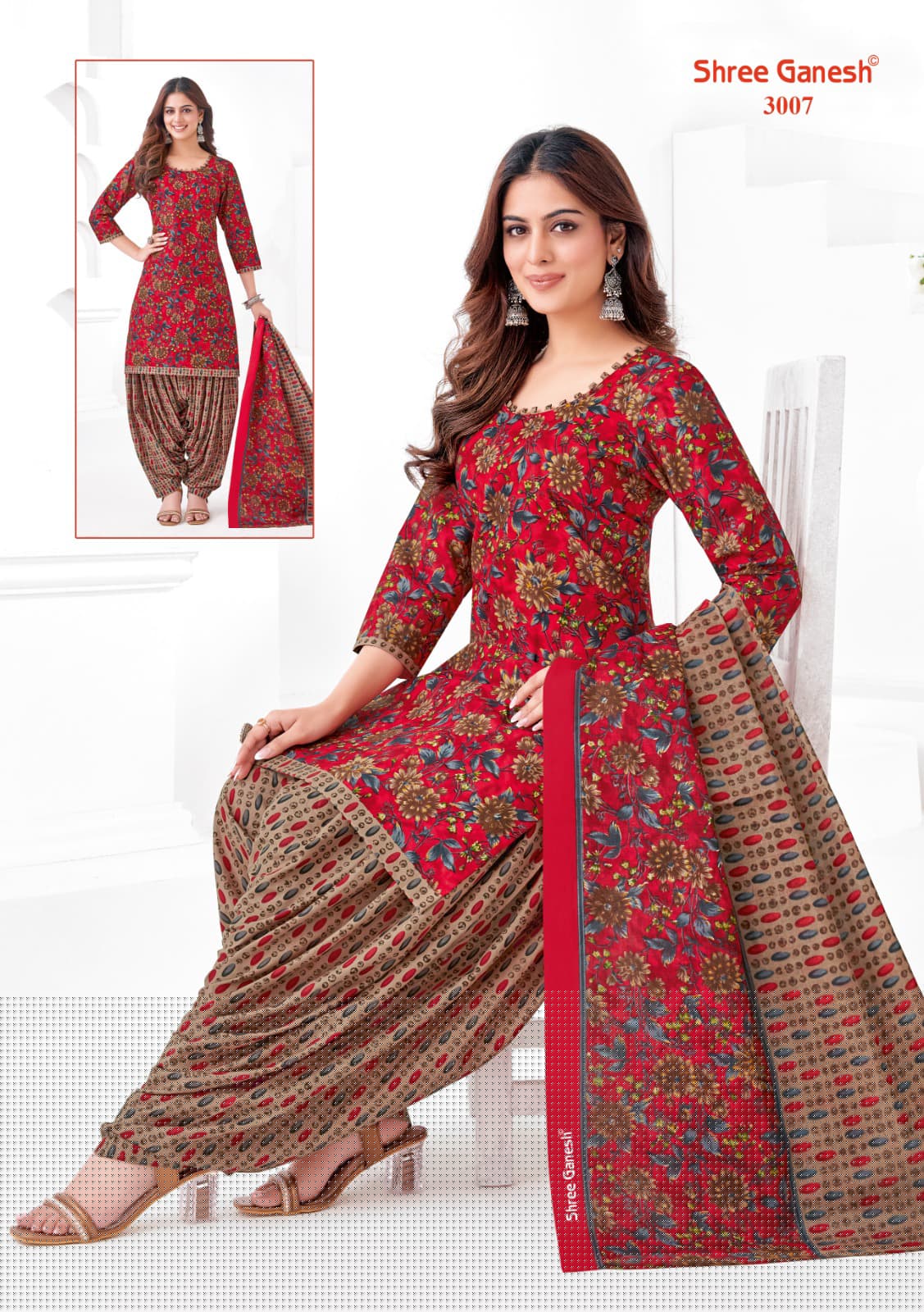 SHREE GANESH HANSIKA SPECIAL VOL-1 WHOLESALE PURE COTTON PRINTED DRESS MATERIAL