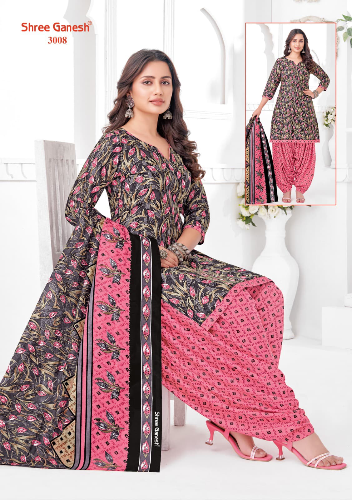 SHREE GANESH HANSIKA SPECIAL VOL-1 WHOLESALE PURE COTTON PRINTED DRESS MATERIAL