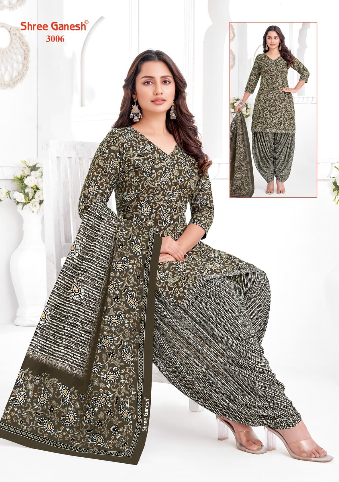 SHREE GANESH HANSIKA SPECIAL VOL-1 WHOLESALE PURE COTTON PRINTED DRESS MATERIAL