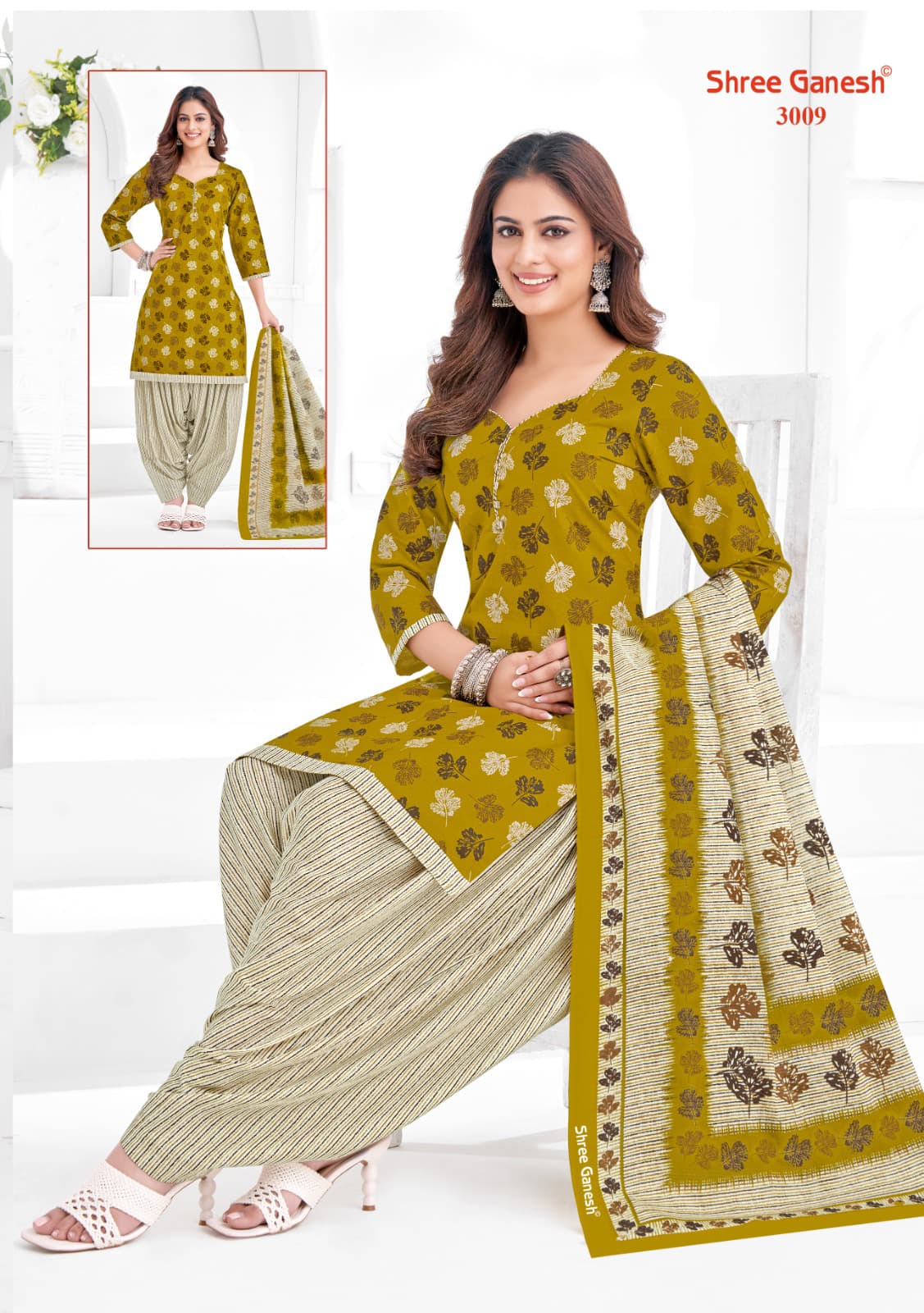 SHREE GANESH HANSIKA SPECIAL VOL-1 WHOLESALE PURE COTTON PRINTED DRESS MATERIAL