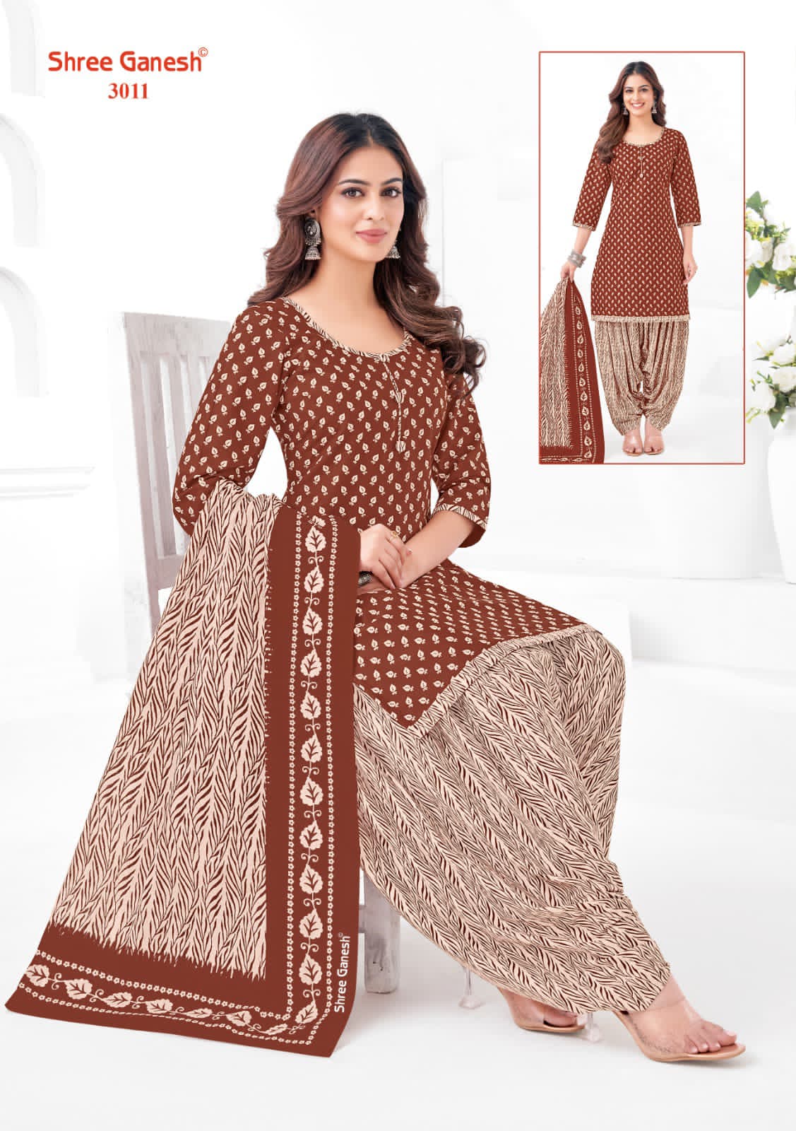 SHREE GANESH HANSIKA SPECIAL VOL-1 WHOLESALE PURE COTTON PRINTED DRESS MATERIAL