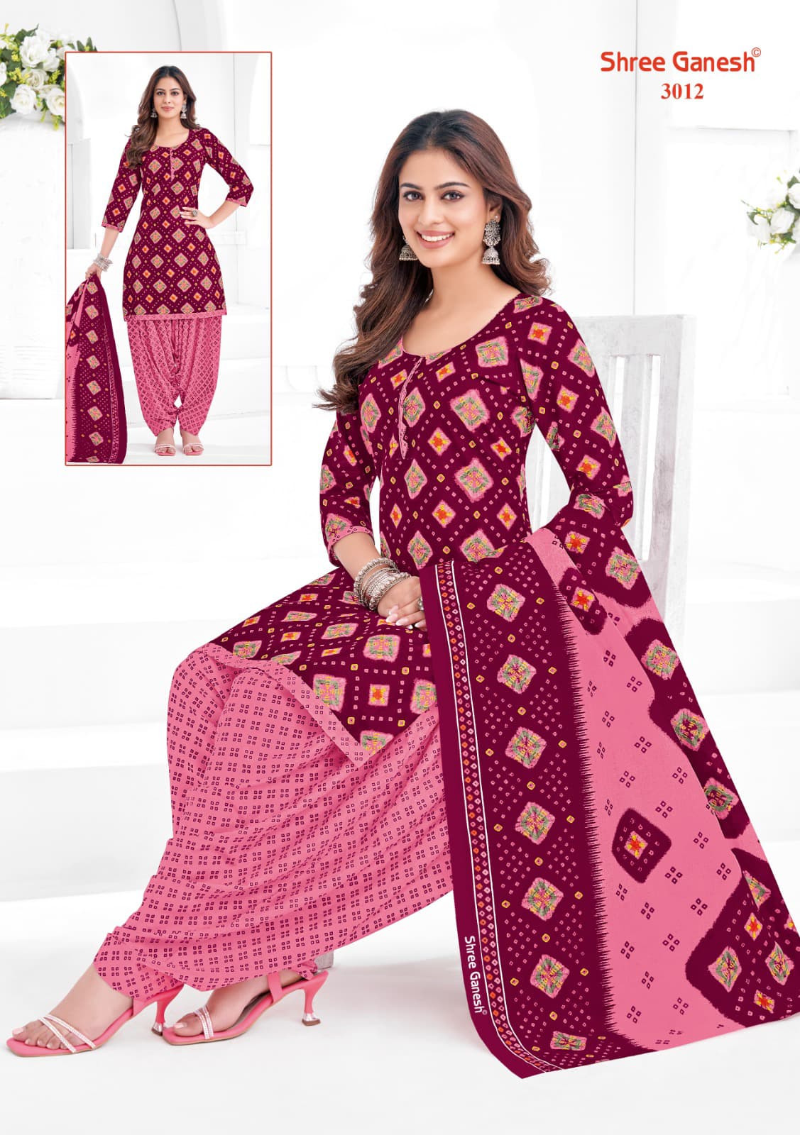 SHREE GANESH HANSIKA SPECIAL VOL-1 WHOLESALE PURE COTTON PRINTED DRESS MATERIAL