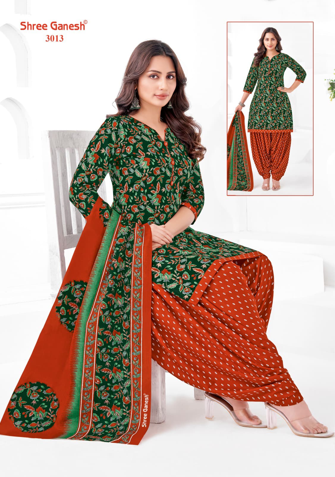SHREE GANESH HANSIKA SPECIAL VOL-1 WHOLESALE PURE COTTON PRINTED DRESS MATERIAL