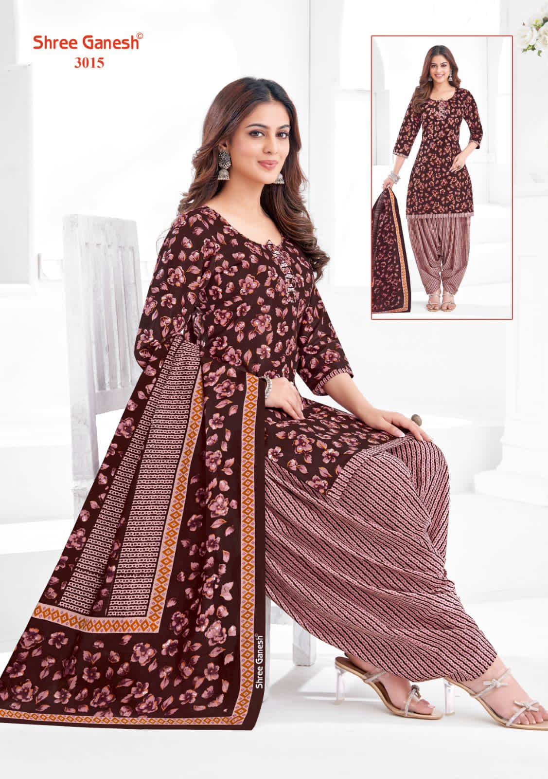 SHREE GANESH HANSIKA SPECIAL VOL-1 WHOLESALE PURE COTTON PRINTED DRESS MATERIAL