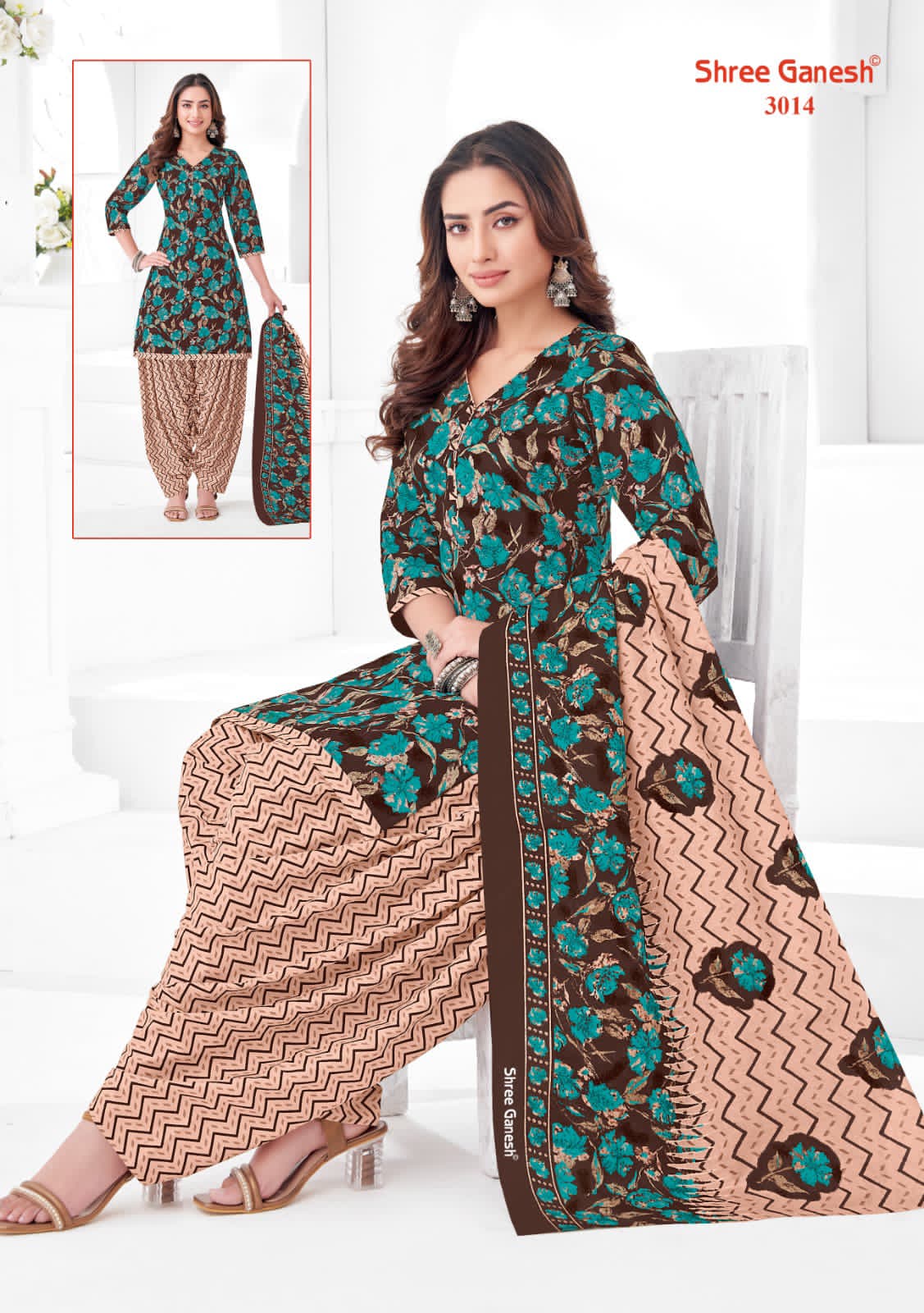 SHREE GANESH HANSIKA SPECIAL VOL-1 WHOLESALE PURE COTTON PRINTED DRESS MATERIAL