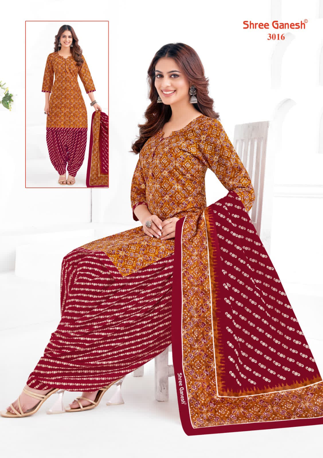 SHREE GANESH HANSIKA SPECIAL VOL-1 WHOLESALE PURE COTTON PRINTED DRESS MATERIAL
