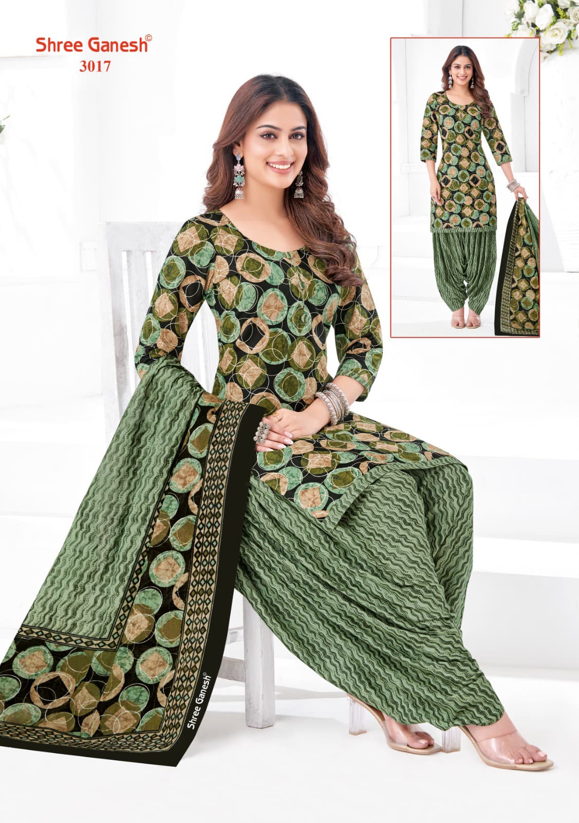 SHREE GANESH HANSIKA SPECIAL VOL-1 WHOLESALE PURE COTTON PRINTED DRESS MATERIAL